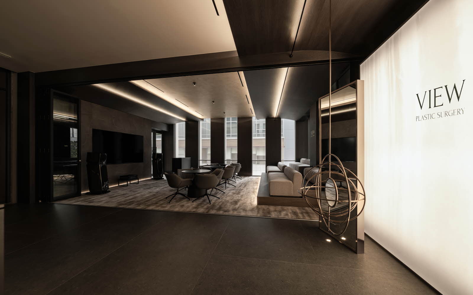 논현동 뷰 성형외과 라운지
